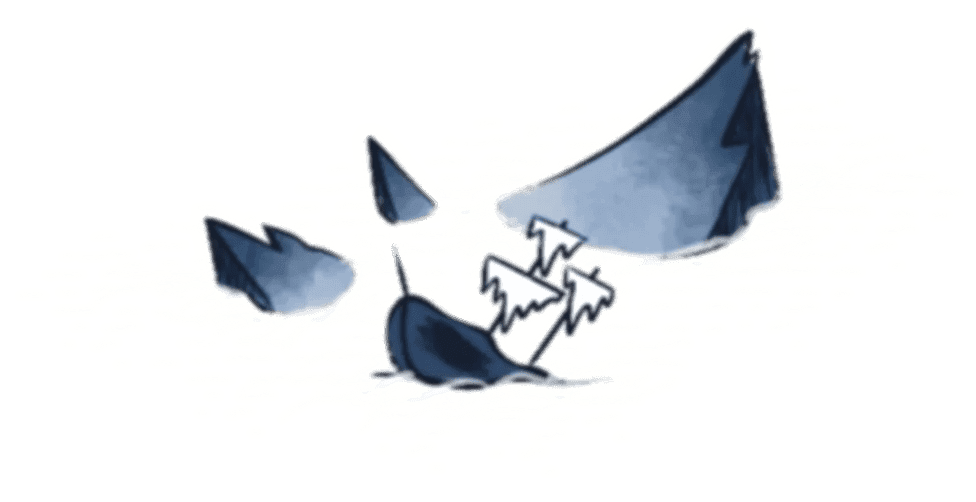 Illustration du Récif des illusions pour le jeu de 7 familles maritime, un jeu de cartes marin et jeu maritime de Mademoiselle Pirate.
