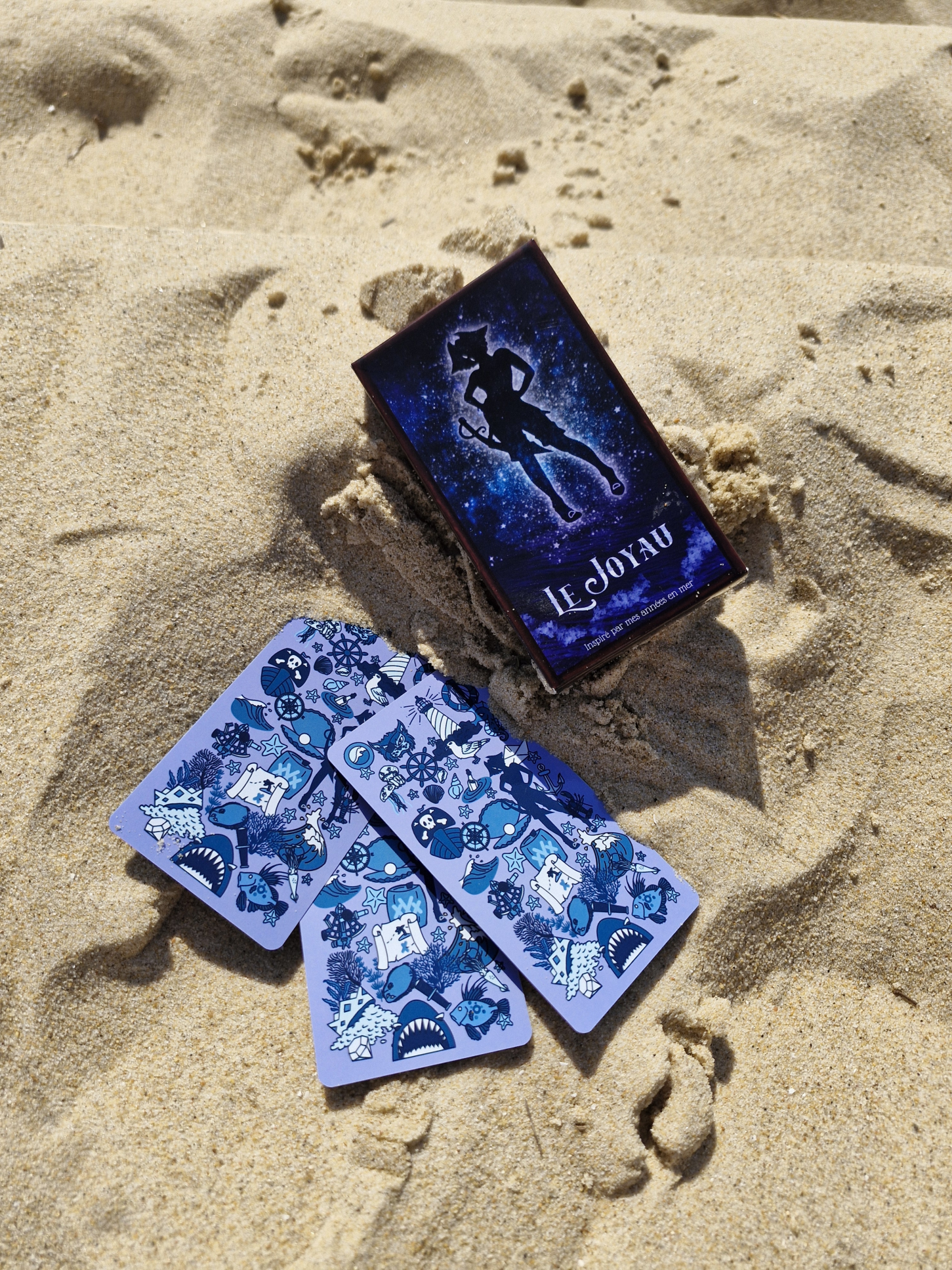 Le Joyau jeu de cartes marin - 54 femmes marins illustrées, jeu de 9 équipages maritimes Made in France